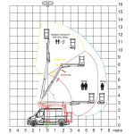 13,80m Cherry Picker on 4.5t Cutaway Renault Master KL38P Van Mounted Platforms CPL