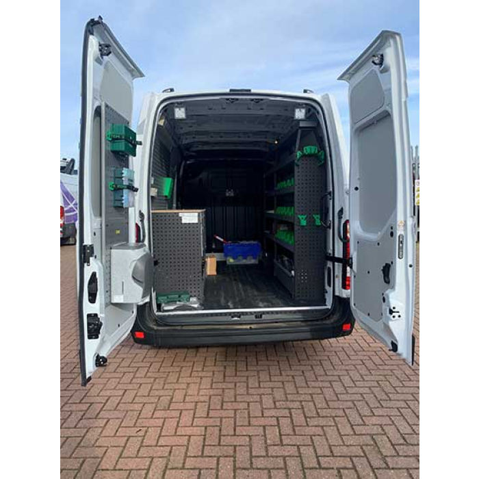 71 Plate White Renault Master Panel Vans With Racking