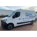 71 Plate White Renault Master Panel Vans With Racking