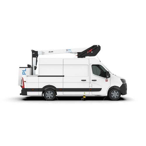 13,80m Cherry Picker on 4.5t Cutaway Renault Master KL38P Van Mounted Platforms CPL