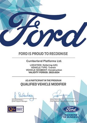 FORD---QVM-Certificate-Cumberland-Platforms-Ltd